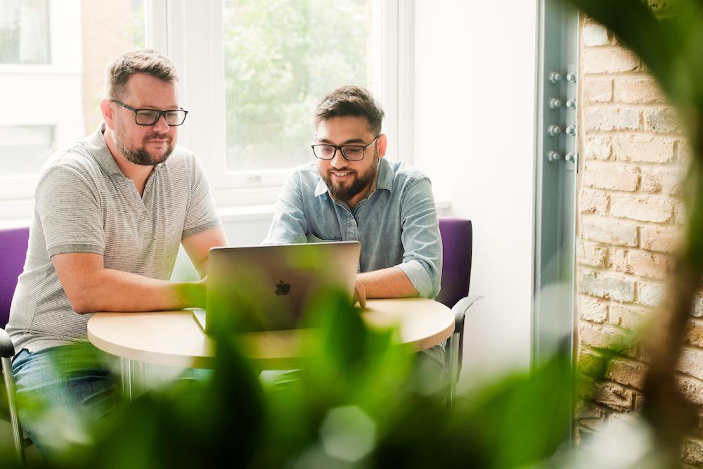 QA Experts Harsh and Paul at work